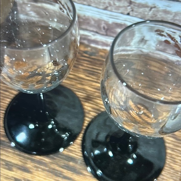 Vintage 1994 Jackie Collin’s Gold and Black Champagne Flute Set - Picture 10 of 16